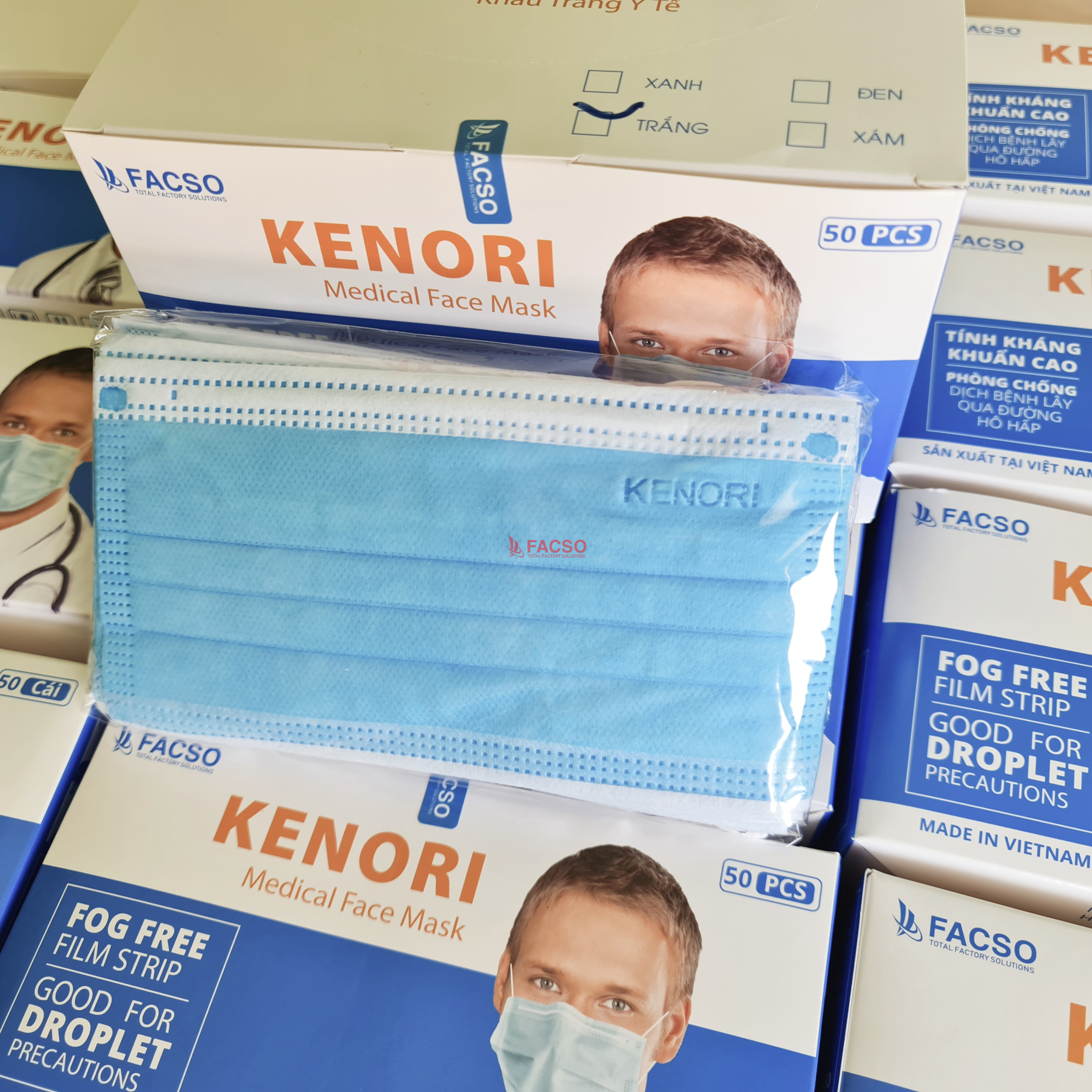 KHẨU TRANG Y TẾ 4 LỚP KENORI