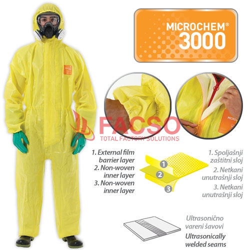 Quần Áo Hóa Chất Microchem3000